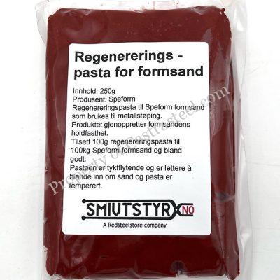 Regenereringspasta för gjutsand